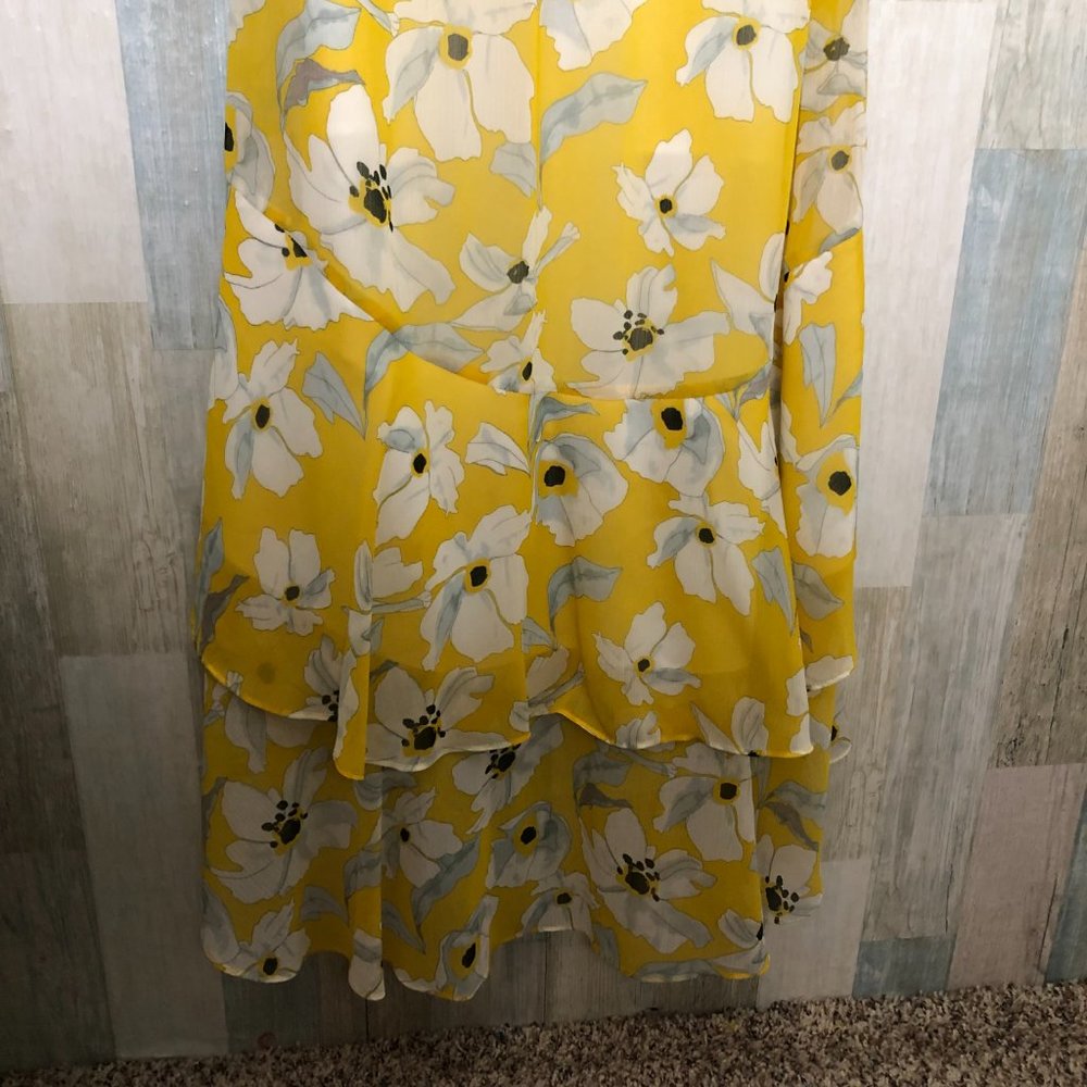 Banana Republic Yellow Floral Maxi Dress - Picture 11 of 13